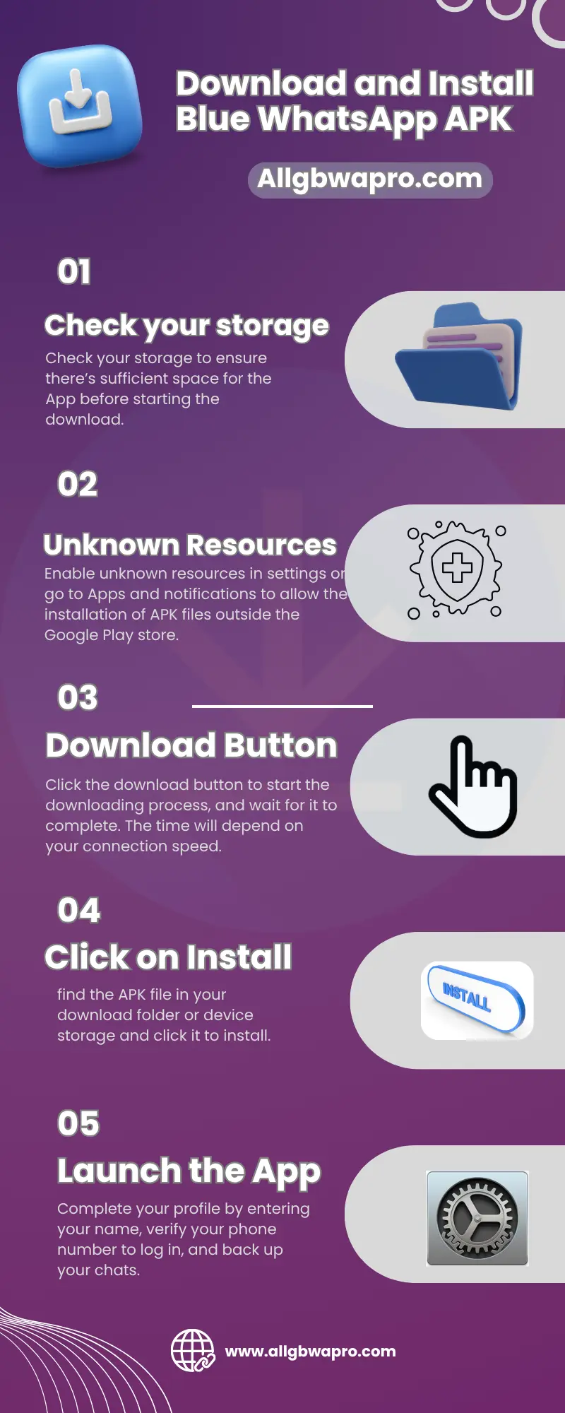 Blue WhatsApp APK Download Steps Guide