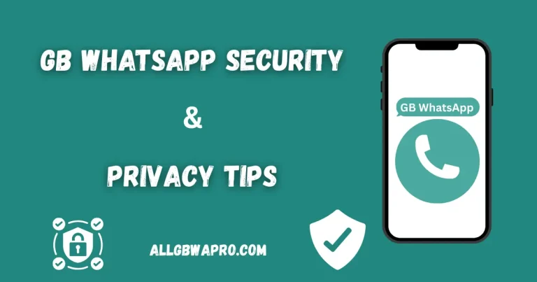 Enhance GB WhatsApp Security (Best Settings) Free 2025 5 GB WhatsApp security & Privacy