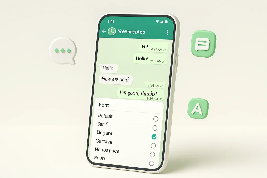 YoWhatsApp Fonts 2025