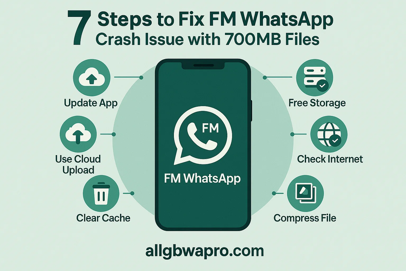 Powerful Fixes to Stop FM WhatsApp Crashing – Complete 2025 Guide 3 Proven Ways to Fix FM WhatsApp Crash with Large Files