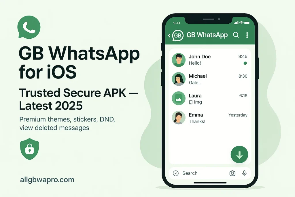 GB WhatsApp for iOS Trusted Secure APK 2025