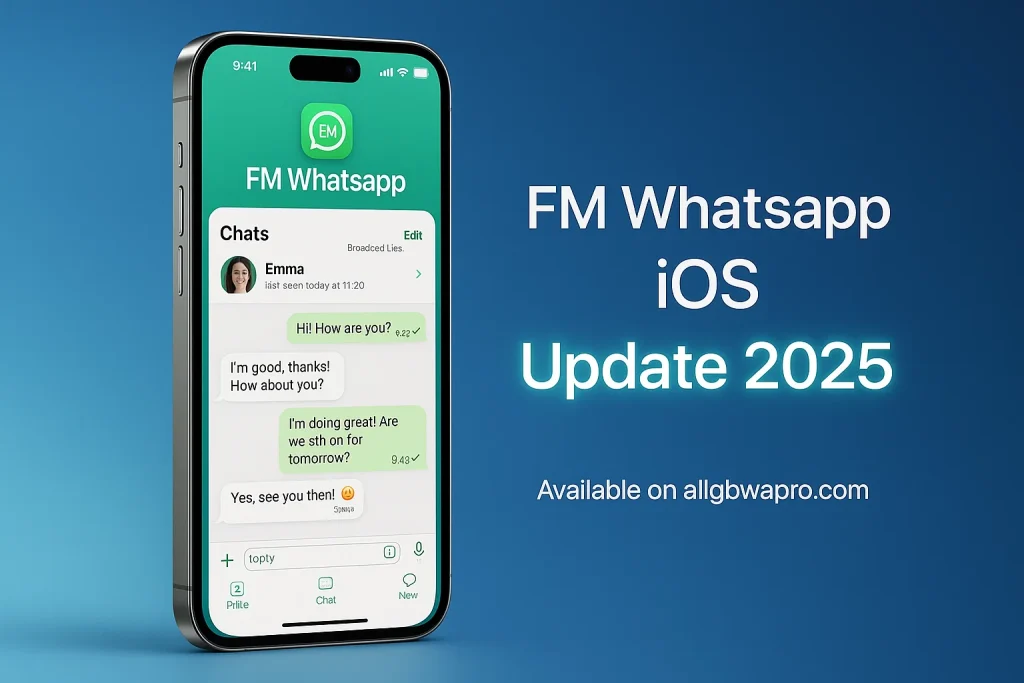 FM WhatsApp iOS Latest iPhone Update 2025
